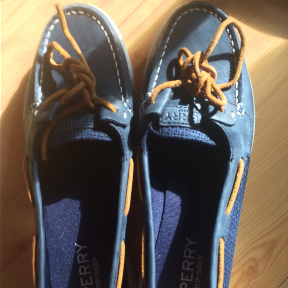 Sperry Navy Blue Women’s Top Sider’s - Like New